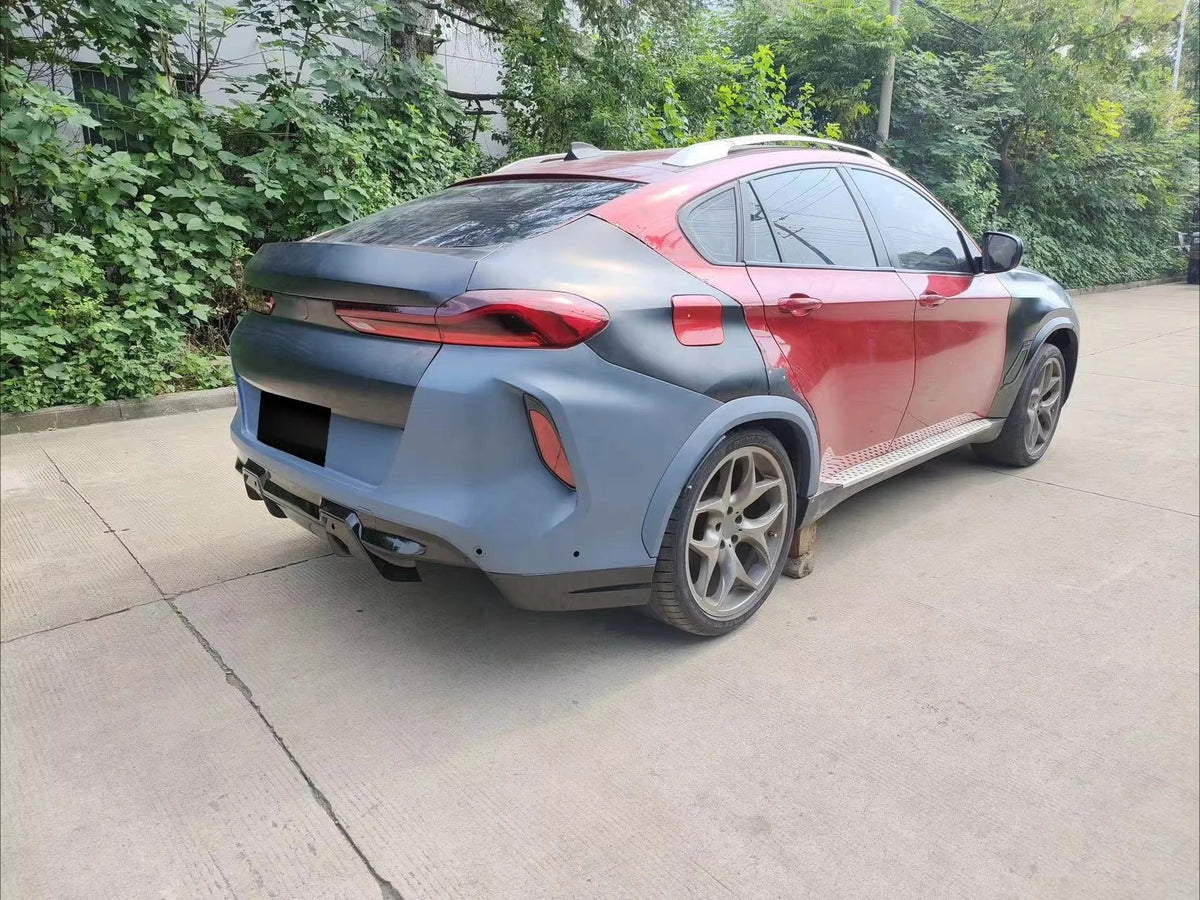 For E71 Old To E71 G06 Body Kit X6M Kits Front Rear Bumper