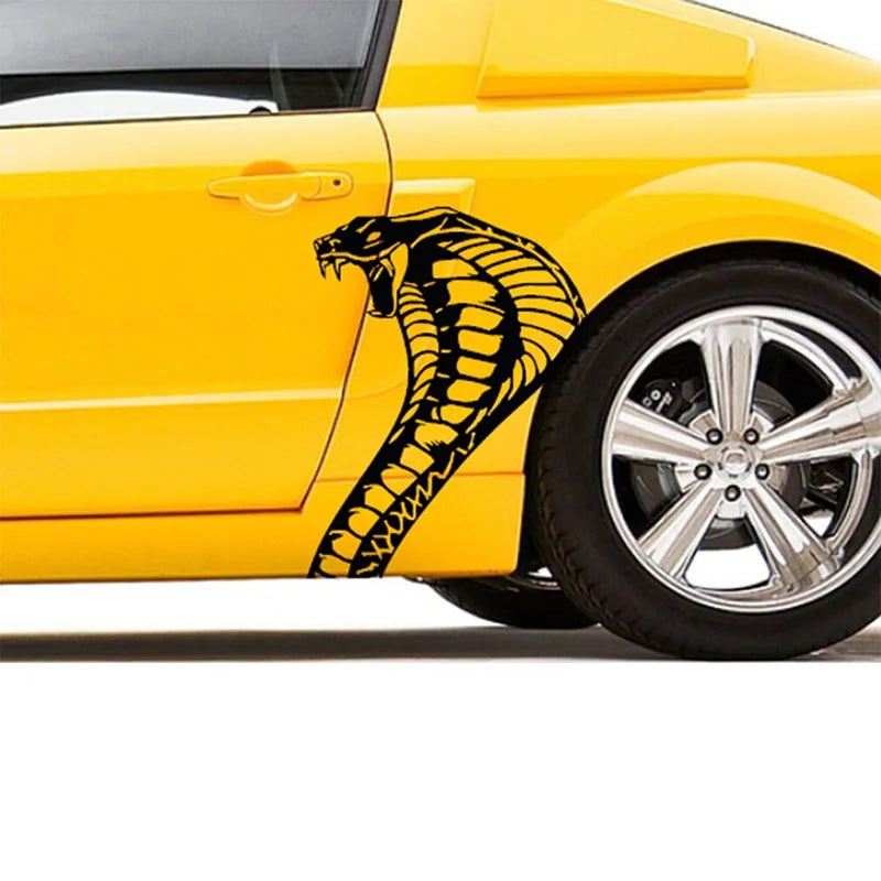 Cobra Snake Head Body Decal Vinyl Graphics 20.5x26.25 Inches