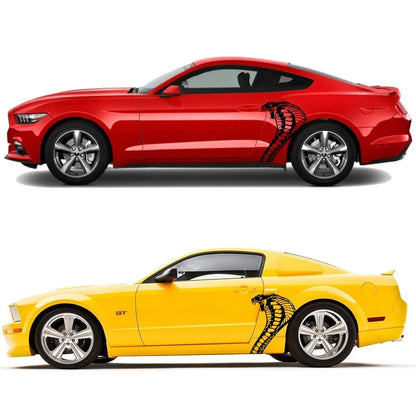 Cobra Snake Head Body Decal Vinyl Graphics 20.5x26.25 Inches