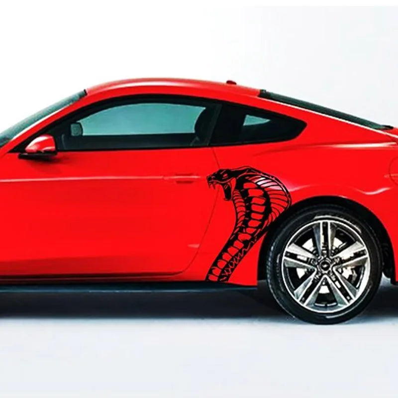 Cobra Snake Head Body Decal Vinyl Graphics 20.5x26.25 Inches