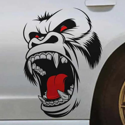 Cool Gorilla King Kong Design Side Door Sticker Decal