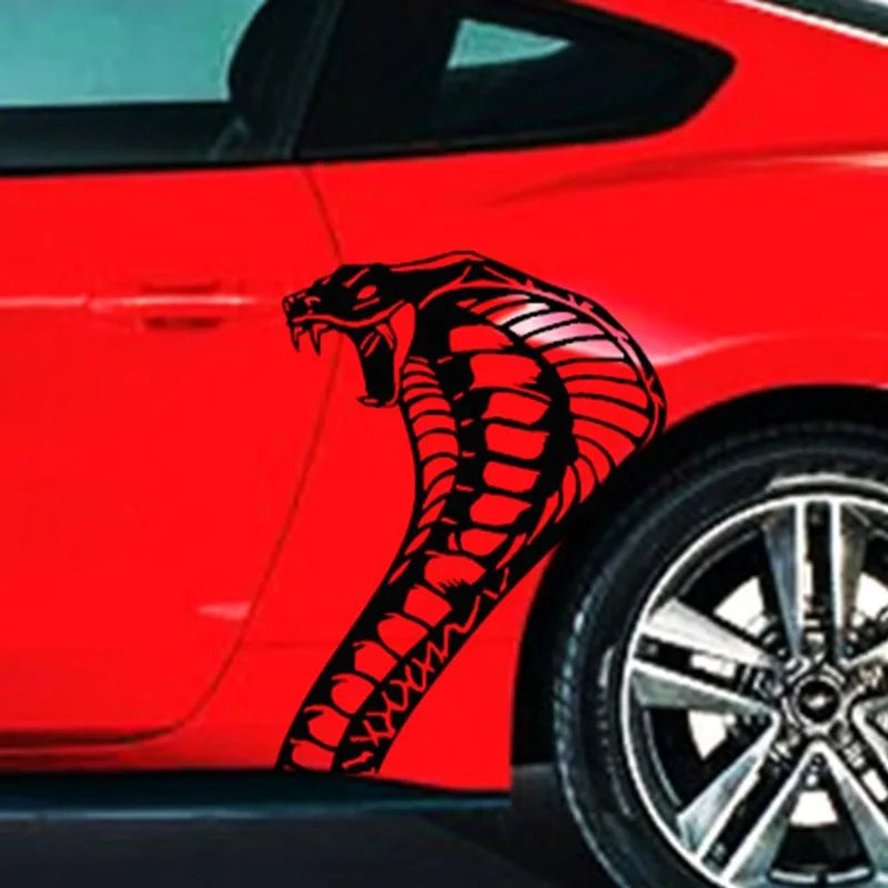 Cobra Snake Head Body Decal Vinyl Graphics 20.5x26.25 Inches