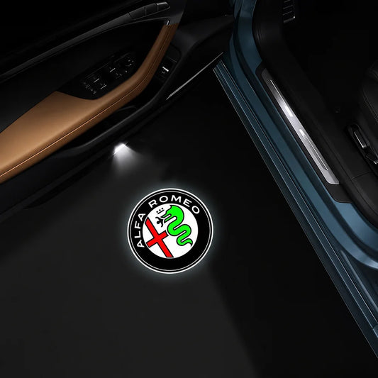 AutoGlim Alfa Romeo Compatible Car Door Puddle Lights - product main image