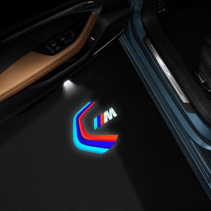 AutoGlim BMW Compatible Car Door Puddle Lights - size guide