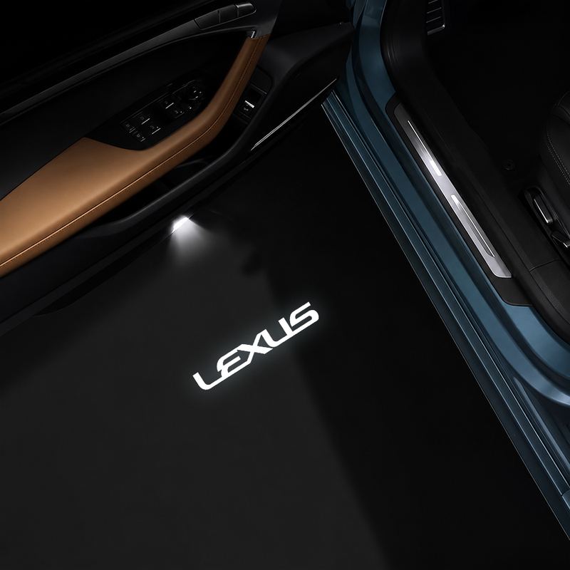 AutoGlim Lexus Compatible Car Door Puddle Lights - detail view