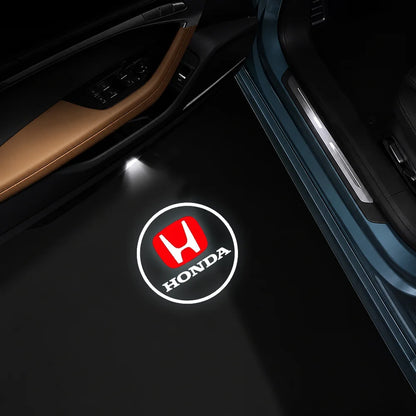 AutoGlim Honda Compatible Car Door Puddle Lights - detail view