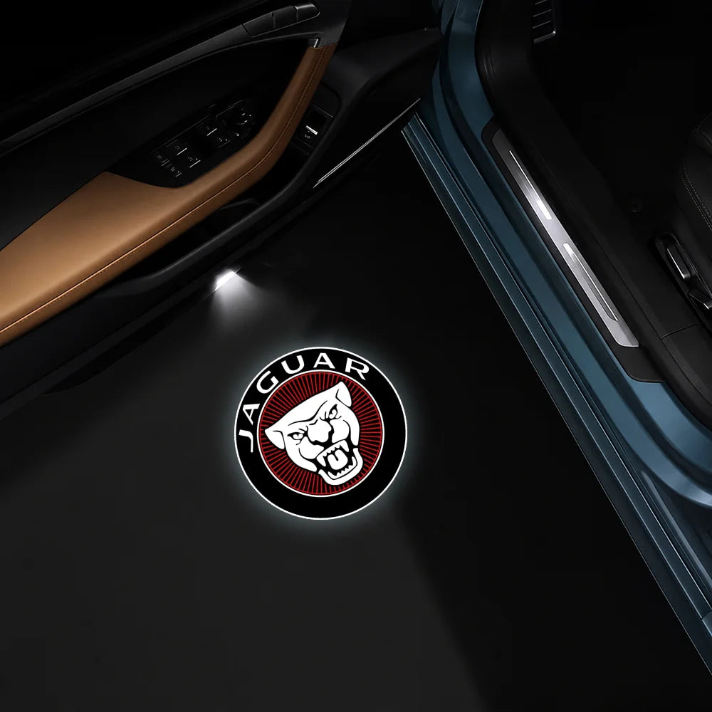 AutoGlim Jaguar Compatible Car Door Puddle Lights - detail view