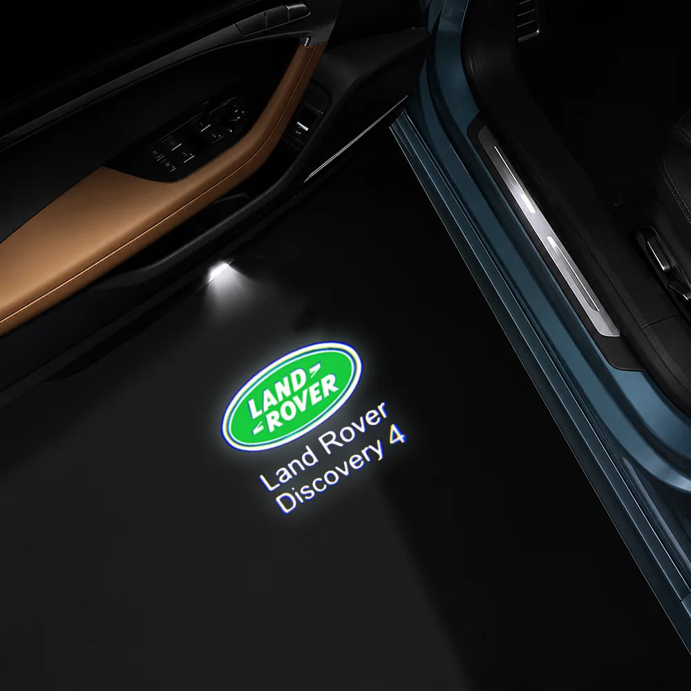 AutoGlim Land Rover Compatible Car Door Puddle Lights - angle view