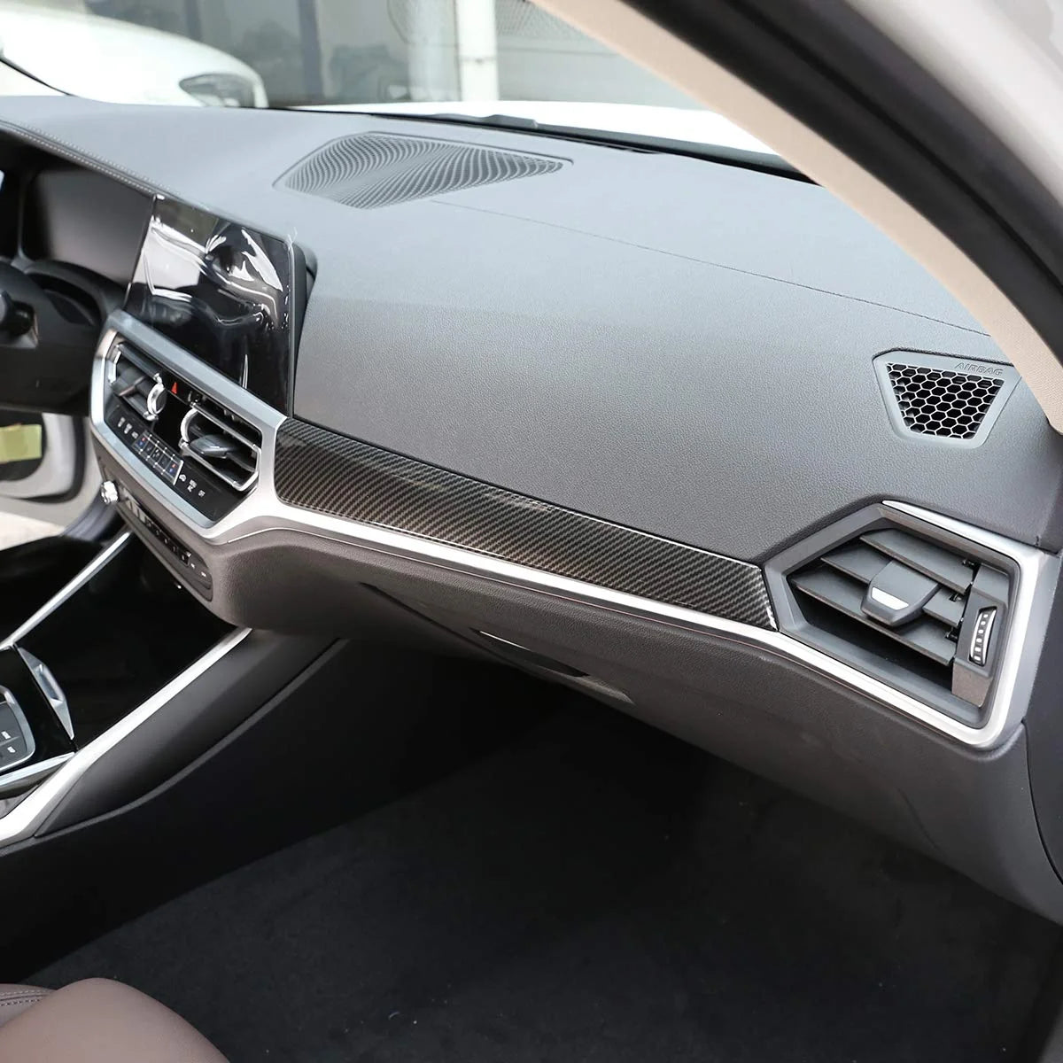 AutoGlim Real 3D Dry Carbon Fiber Dashboard Trim Cover - installation guide
