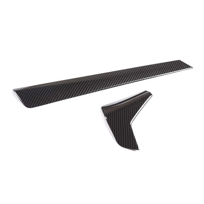 AutoGlim Real 3D Dry Carbon Fiber Dashboard Trim Cover - package contents