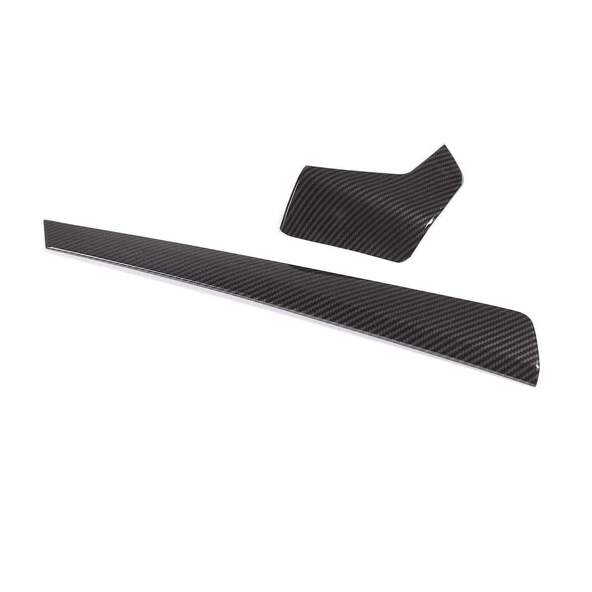 AutoGlim Real 3D Dry Carbon Fiber Dashboard Trim Cover - detail view