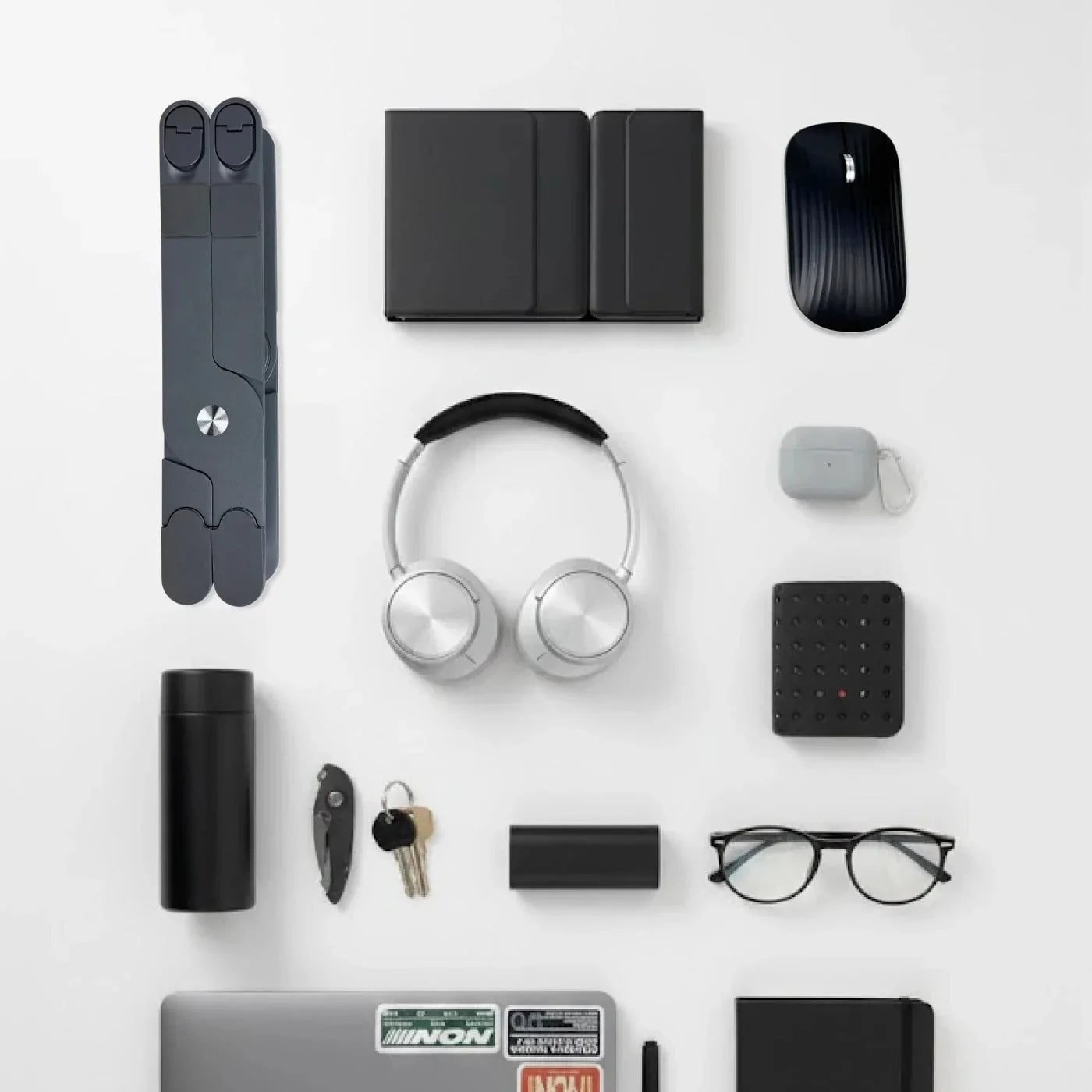 AutoGlim The Ultimate Nomadic Workspace™ | Foldable Keyboard & - specification