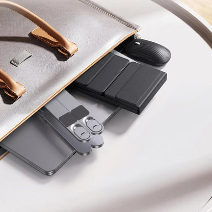 AutoGlim The Ultimate Nomadic Workspace™ | Foldable Keyboard & - angle view