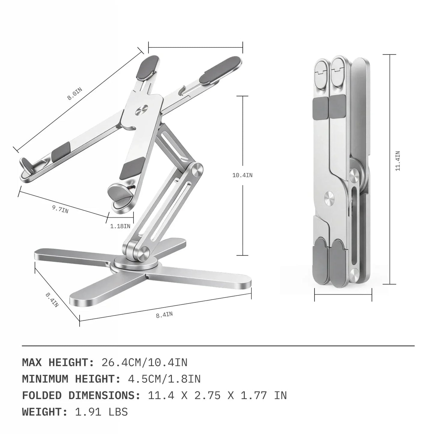 AutoGlim The Ultimate Nomadic Workspace™ | Foldable Keyboard & - color options