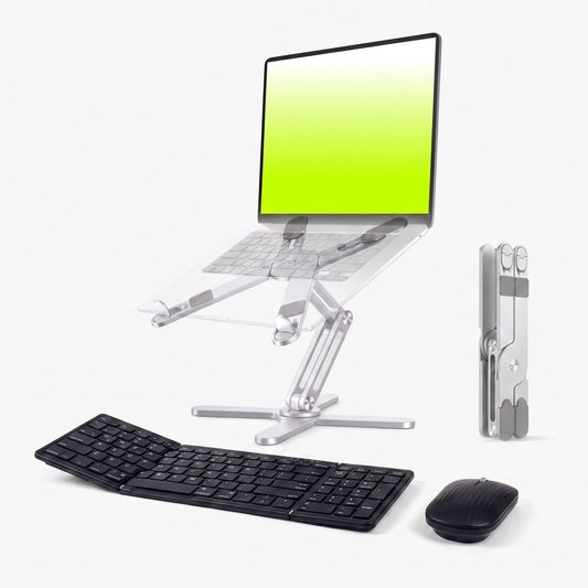 AutoGlim The Ultimate Nomadic Workspace™ | Foldable Keyboard & - product main image